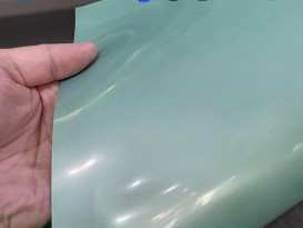鞋材tpu膜亮面涼鞋 時尚包面料TPU薄膜 彩色薄膜